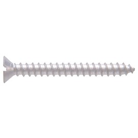 Hillman 999 Aluminum Flat Head Slotted Wood Screw 10 x 1 1/4 in. 18-Pack