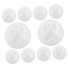 Zerodeko 10pcs Replacement Oil Drum Lids for 200l Plastic Drum