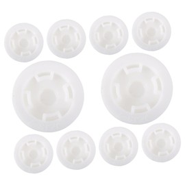 Zerodeko 10pcs Replacement Oil Drum Lids for 200l Plastic Drum Coarse Thread Buttress Cap
