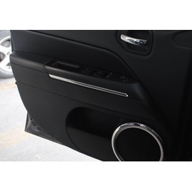 Stainless Steel Door Interior Moulding Cover Strip Trim for Jeep Patriot Compass 2011-2016 (Chrome Silver)
