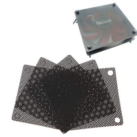 Tebatu PVC Fan Dust Filter PC Dustproof Case Cuttable Computer Mesh Cover 50mm Mesh Black