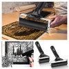 Pack of 2 Rubber Rollers, Rubber Brayer Roller Rubber Roller,