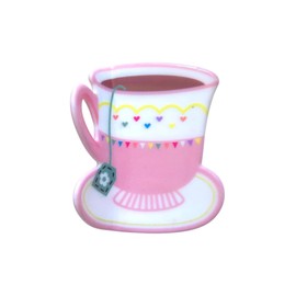 Novelty Coffee Cup Hair Clips,Cute Acetate Claw Clip for Women,Fashion Hair Clip,Pink