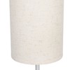 Touch Control Table Lamp Metal and Cloth USB Charging Three