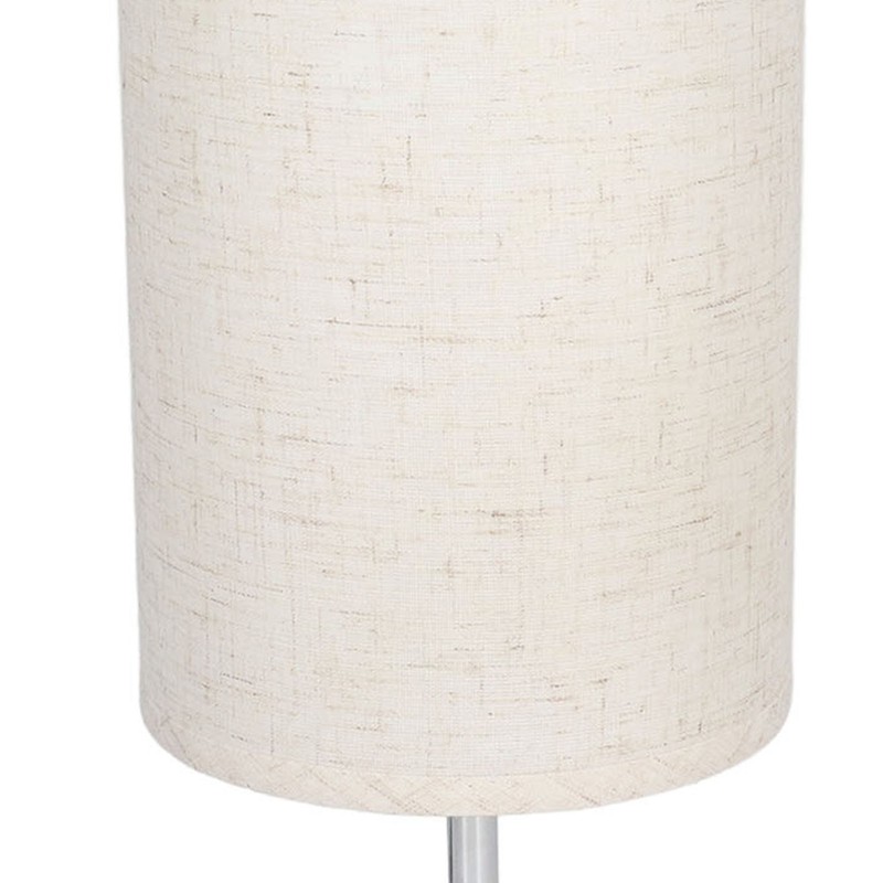 Touch Control Table Lamp Metal and Cloth USB Charging Three
