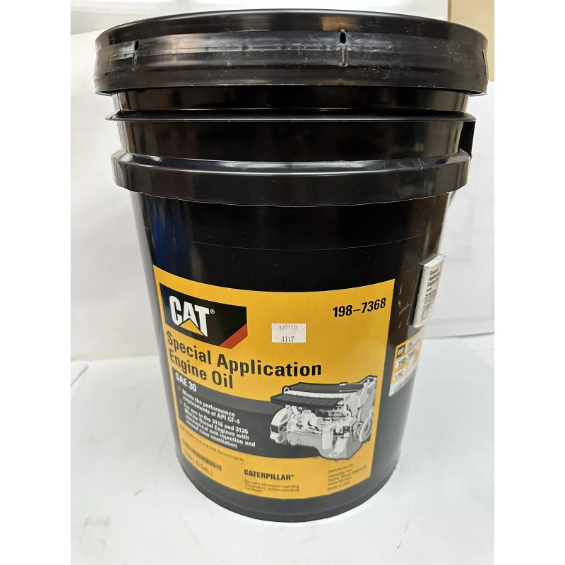 CAT Special Application Engine Oil SAE 30, 198-7368, 5 Gal