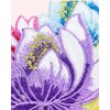10 Pieces Blooming Lotus Embroidered Applique Orchid Flower Iron on