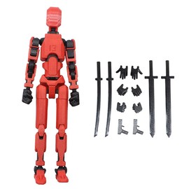 CENPEK Multi-Jointed Action Figure Movable Jointed Robot 3D Printed Mannequin Games Gifts for Him Desktop Stop