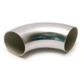 Unbranded 2" Weld Elbow 90°, Stainless Steel 304, Sanitary, Tubing, Fitting, Polished