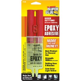 Epoxy Adhesive, Lite Yellow, 1 oz, 3 Min