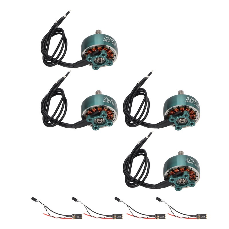 4 Sets Brushless Motor Kit 5mm Shaft Electric Motor with