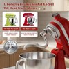 Stainless Steel Spiral Dough Hook Replacement Compatible with KitchenAid 4.5-5