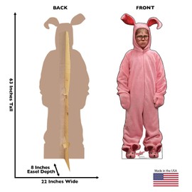 Cardboard People Deranged Easter Bunny Life Size Cardboard Cutout Standup - A Christmas Story (1983 Film)