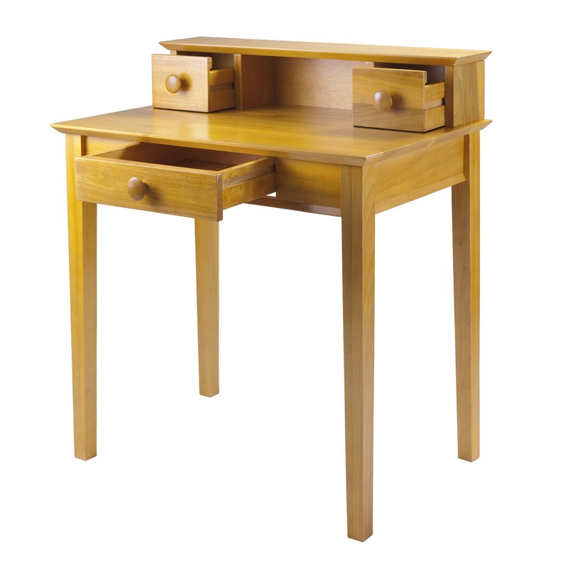Winsome Wood Studio Home Office, Honey
