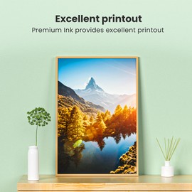 702XL Ink cartridges Combo Pack for Epson 702 Ink Cartridges for Epson 702 702XL for Epson Workforce Pro WF-3733 WF-3720 WF-3730 (Black, Cyan, Magenta, Yellow)