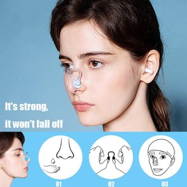 Linwnil 10Pcs/Box Swimming Nose Clips for Children (Age 7+) and Adults, Waterproof with Silica Gel