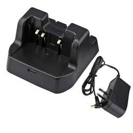 abcGoodefg 2 Way Radio Battery Charging Dock Desktop Rapid Charger for Yaesu Vertex-Standard