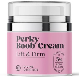 Divine Derriere- Crema corporal Perky - Crema reafirmante y tensora para el cuerpo - Crema reafirmante para el pecho hidratante con