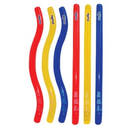 Swimline Doodles Inflatable Pool Noodle Float, 6 Count