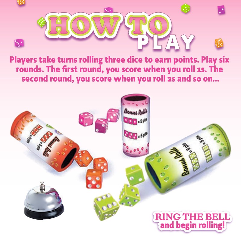 Continuum Games Box of Bunco Game Party Box for Ladies