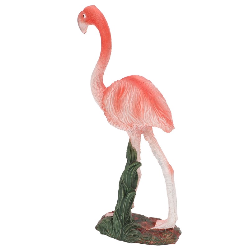 Flamingo Statue Resin Materials Vivid Real Pink Flamingo Ornament for