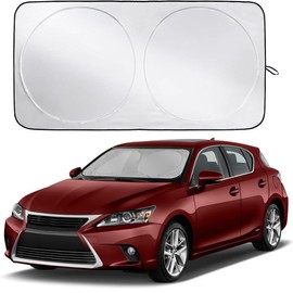 KOQAIIZ Sonnenschutz Auto Frontscheibe, 150X70cm Auto Windschutzscheibe Sonnenschirm, Frontscheibenabdeckung Faltbare Windschutzscheibe Sonnenblende, Blockiert UV-Strahlen