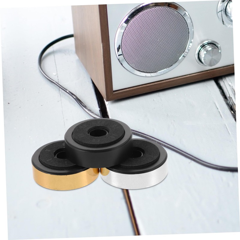 Gadpiparty 12pcs Speaker Isolation Feet Pads Vibration Absorber for Amplifiers