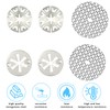 18 STK Hitzeschutzblech Reparatursatz, 30mm Sicherungsscheiben & 50mm Klemmscheiben Hitzeschutzblech,