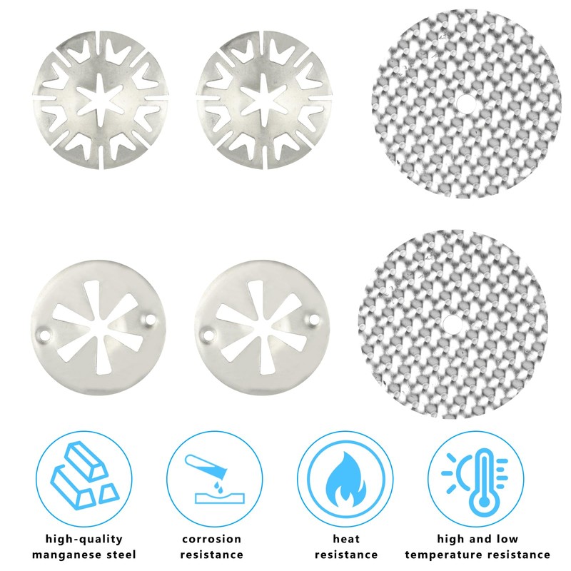 18 STK Hitzeschutzblech Reparatursatz, 30mm Sicherungsscheiben & 50mm Klemmscheiben Hitzeschutzblech,