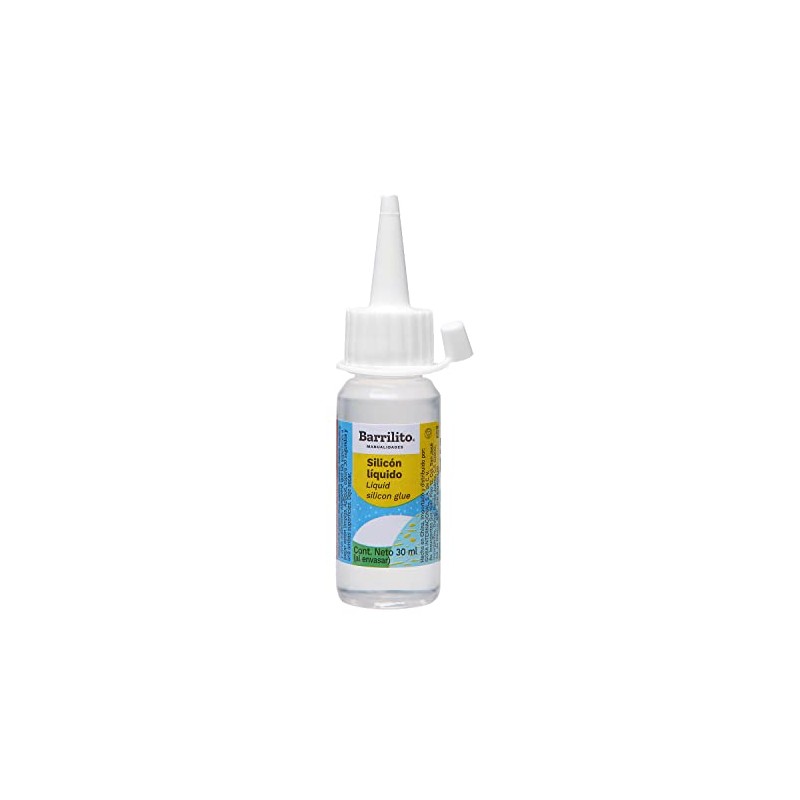 Barrilito Silicón liquido de 30 ml, 1 unidad. SL30