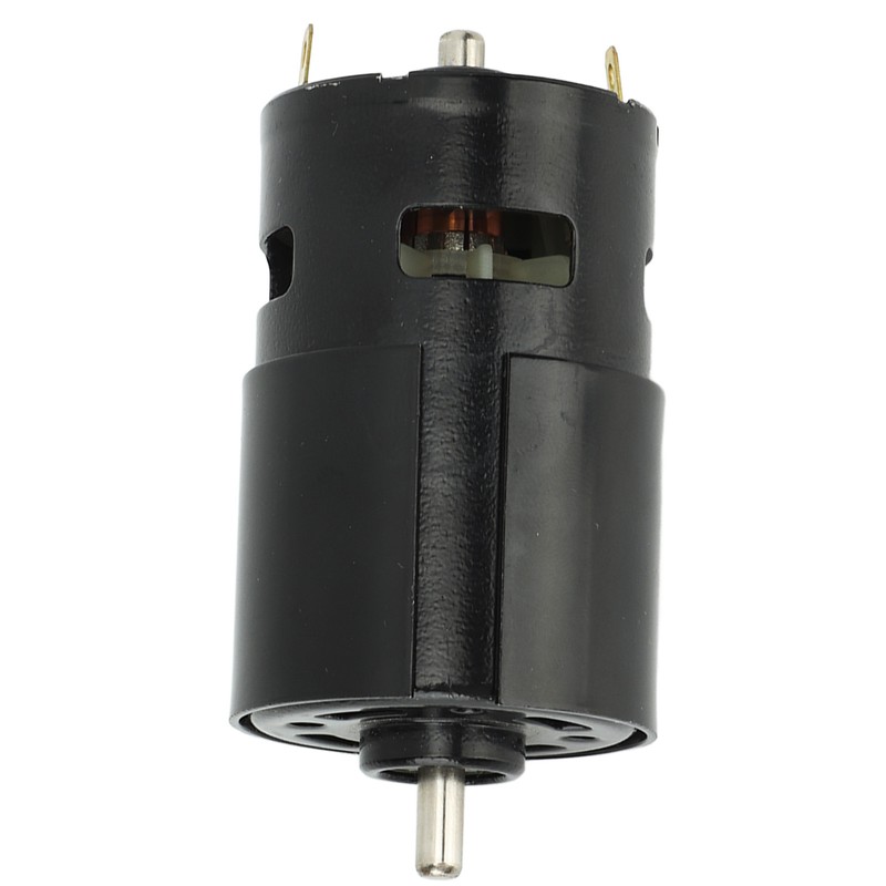 High Torsion DC Motor 12000RPM Round Shaft Fast Speed Red