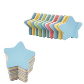 Sticky Notes Star Shaped - 10 Pads 76x76mm Self Stick Post Memo Cute Mixed Color for Office/Home/Kitchen/Baking/School Bulk Sale 1000 Sheets Total