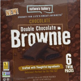 Nature's Bakery Double Chocolate Brownie Twin Packs - 6 CT