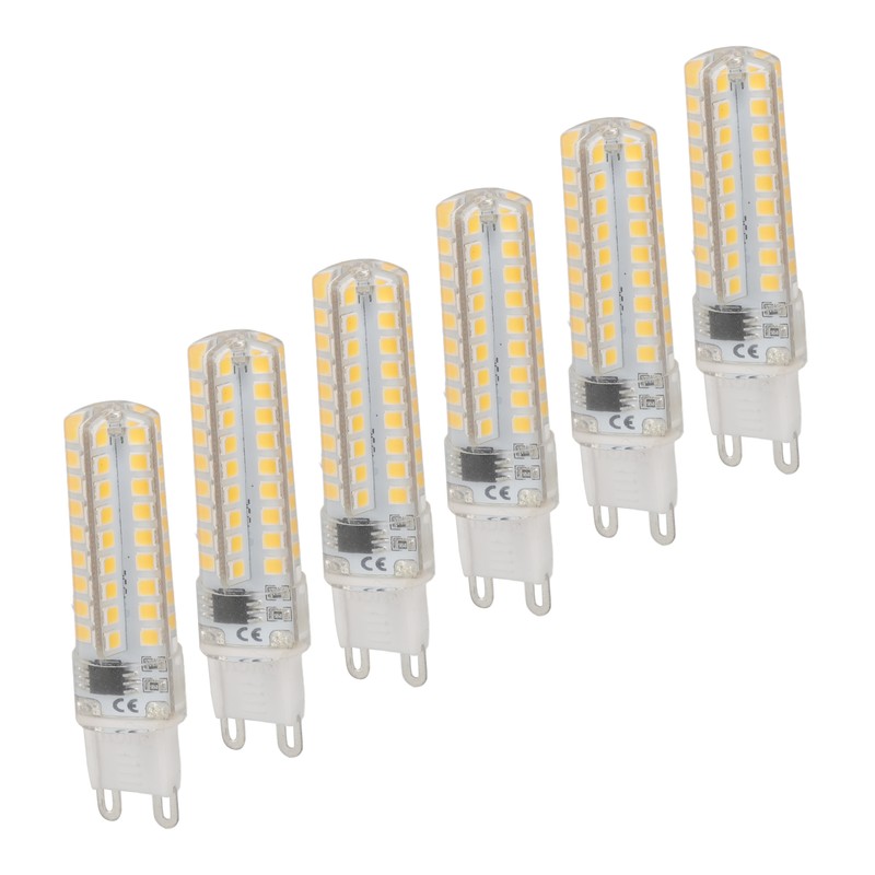 6PCS G9 LED Bulb Dimmable 3W 270LM 72LEDs G9 Bulb