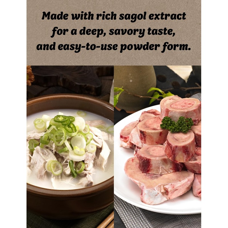 Deep And Light Sagol Broth Powder 500g / The basic