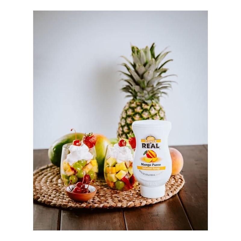 Reàl Infused Exotics Tropical Fruit Flavoring Syrup Variety - 2x