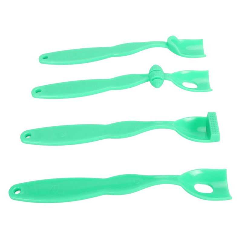 4pcs Tongue Muscle Trainer Improve Flexibility Lateralization Lifting Oral Muscle