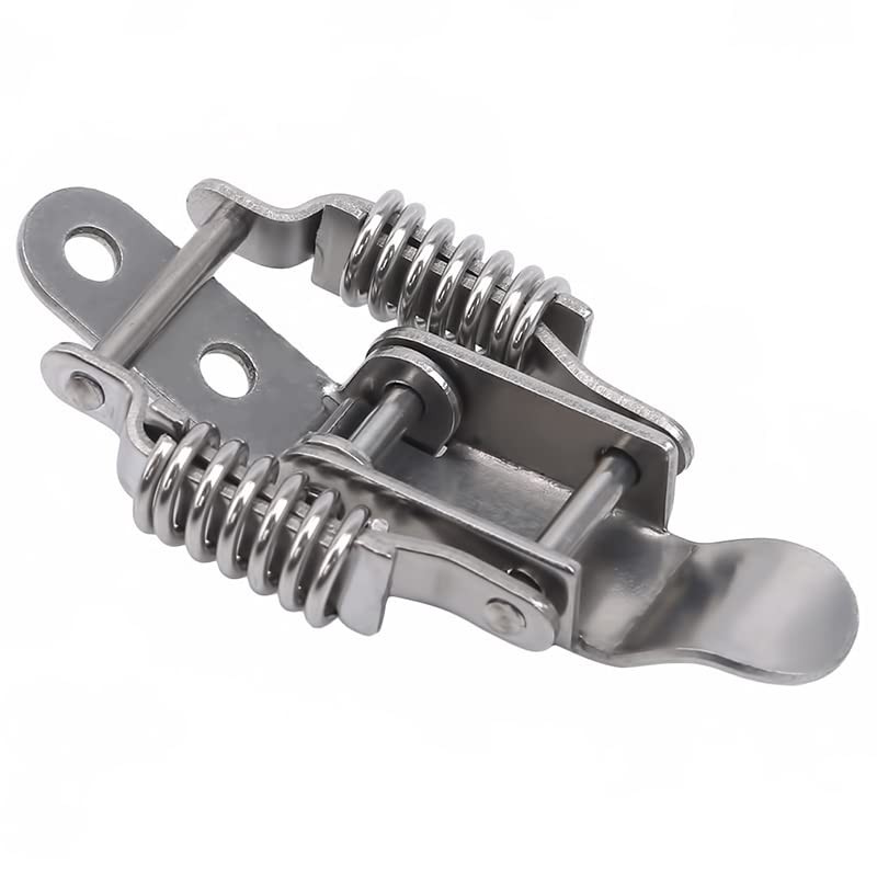 2Pcs 90 Degre Stainless Steel 304 Double Spring Loaded Suitcase