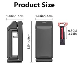 Anwangda 2 Pcs Airplane Phone Holder, 360 Degree Rotatable Adjustable Phone Mount, Retractable Foldable Travel Mobilephones Clamp, Portable Travel Essential for Flying Home Office