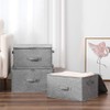 ANMINY Storage Bins with Zipper Lid Storage Boxes with Handles