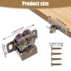 2 Pack Cabinet Latch Double Roller Catch, Heavy Duty Latch