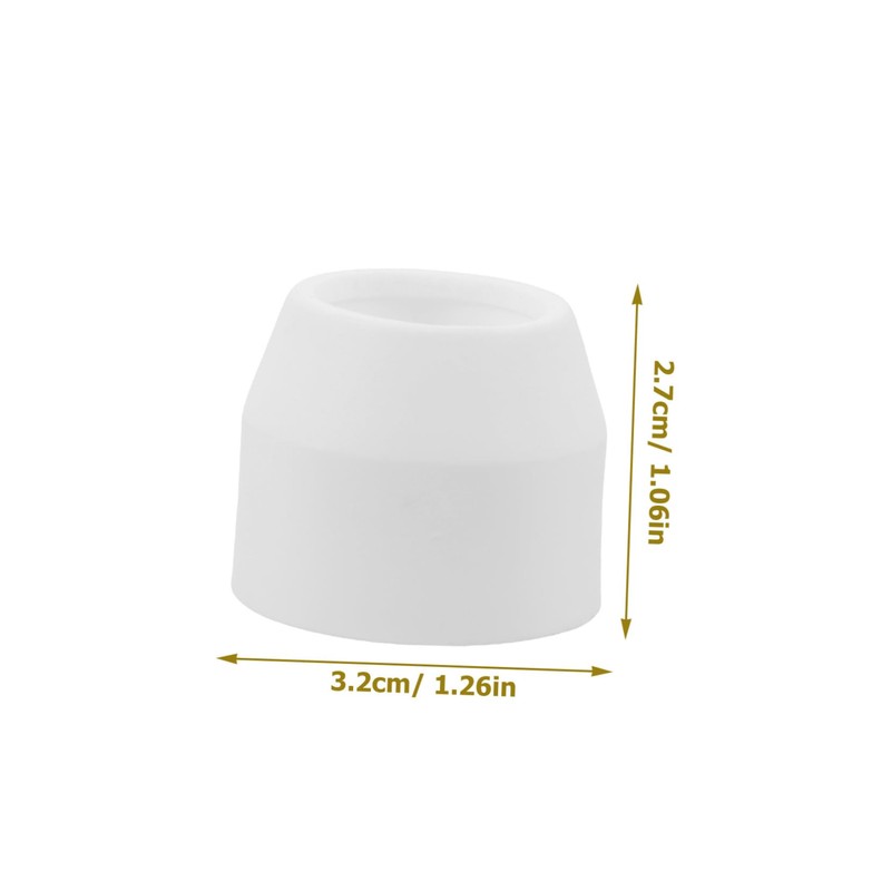 KONTONTY 10pcs Durable Ceramic Tig Welding Cups for Plasma Cutting