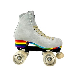 A American Athletic Roller Skate- All ONE Quad Roller Skate, Womens Size 5/ Mens 4, Tan