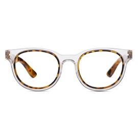 Peepers by PeeperSpecs Olympia - clear/Tokyo tortoise +2.25