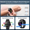 Men's Smartwatch with EKG + HRV/BMI / Uric Acid 1.43