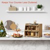 Goozii Large Bread Box for Kitchen Countertop, Double Layer Breadbox