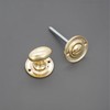 Infinity Decor Solid Brass Modern Style Slimline Bathroom Privacy Thumb