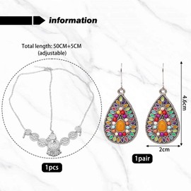 1 Pair Of Vintage Earrings, 1 Vintage Headpiece, Colorful Diamond Earrings, Exotic Earrings And Headpieces, Geometric Round Earrings, Ethnic Style Jewelry