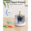 ZMOL Battery Powered Electric Pencil Sharpener,Small Battery Operated Pencil Sharpeners