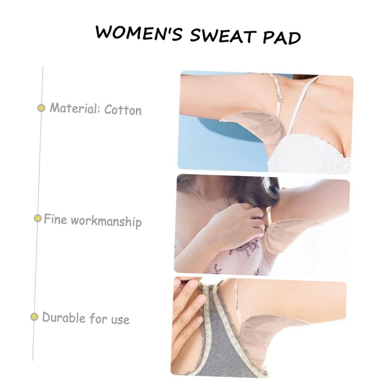 Healeved 2sets Sweat Patch Reusable Armpit Blocker Dress Shield Pads